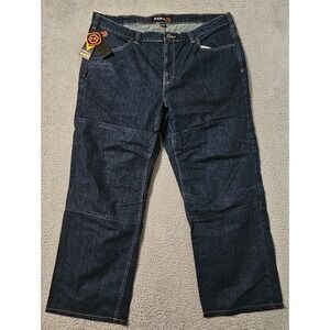 Hawx FR Men's Blue Jeans 42x30‎ Regular Fit Straight Cut Cat2 NFPA 2112 70e